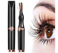 Recourbe Cils Chauffant Facturable Eyelash Curler Comb Recourbe-Cils Électrique Rechargeable Electric Eyelash Curler avec 3 Modes de Portable Électrique Chauffant Cils pour Tous Les Cils (Noir)