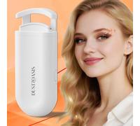 Recourbe-cils chauffant - Large ouverture à double arc - Recourbe-cils électrique - Rechargeable de type C - Courbure naturelle 24 heures pour femme - Blanc BY01