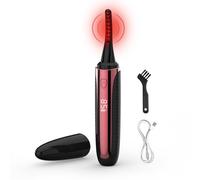 Recourbe Cils Chauffant, Rechargeable électrique chauffant cils 4 Modes Température Anti-Brûlure & Affichage LED et Arrêt Auto Adapté à Toutes les Formes d'yeux, Recourbe-Cils-Chauffant-portable