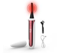 Recourbe Cils Chauffant, Rechargeable électrique chauffant cils 4 Modes Température Anti-Brûlure & Affichage LED et Arrêt Auto Adapté à Toutes les Formes d'yeux, Recourbe-Cils-Chauffant-portable