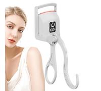 Recourbe-cils chauffant - Recourbe-yeux numérique rechargeable pour cils, contrôle constant de la température avec arrêt automatique de sécurité, tige en céramique à chauffage rapide, conception ergon