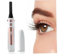 Recourbe-cils électrique chauffant cils chauffants rechargeables avec 4 réglages de température et affichage LED chauffage en 30 secondes outil de beauté compact adapté aux voyages blanc