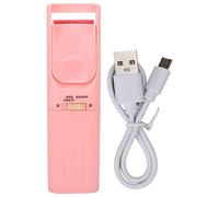 Recourbe-cils électrique, Rechargeable, coussin chauffant en Silicone, outil de recourbe-cils (Rose)