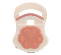 Recourbe-cils Mini Patte de Chat Blanc en PC et Silicone pour Femmes