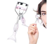 Recourbe-cils - Outil de recourbe-cils avec dents de peigne - En forme de queue de poisson - Outil de recourbe-cils ergonomique portable pour ouvrir les yeux et cils relevés