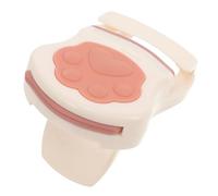 Recourbe-cils Patte de Chat Portable, Pince Mini Blanche | Silicone et Pc, Prise Confortable et Bouclage Rapide, pour Routine Maquillage, Voyage et Trousse