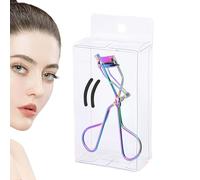 Recourbe-cils portable avec poignée rembourrée, acier au carbone pour un levage durable en quelques secondes, parfait pour toutes les formes d'yeux, 10,8 x 3,5 x 7,5 cm