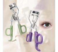 Recourbe-cils professionnel, courbure grand angle, bouclage naturel et coiffage longue durée, équipé de coussinets élastiques en silicone, n'apportant aucun confort de traction (Violet)