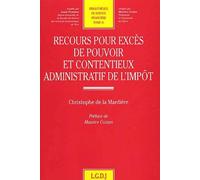 Recours Pour Exces De Pouvoir Et Contentieux Administratif De L'impot