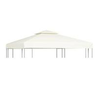 Recouvrement de remplacement d auvent 310 g m² 3x3m Blanc crème Blanc crème G