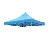 Recouvrement De Remplacement D'Auvent, Auvent pour Tonnelle, Contre Le Vent Et La Pluie, Protection Solaire, Abri Durable, pour Plage, Patio, Marchés(Haut Uniquement)(Blue,3 * 3.0m)