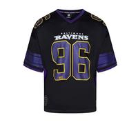 Recovered Baltimore Ravens NFL Mesh Oversized Top Jersey Maillot Noir