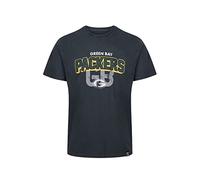 Recovered Green Bay Packers Black NFL Galore Washed T-Shirt