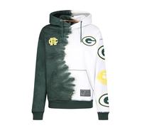 Recovered Green Bay Packers NFL Ink Dye Effect Vert sur Blanc Sweat à Capuche