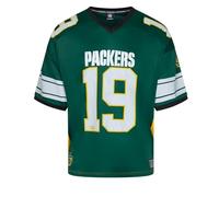Recovered Green Bay Packers NFL Mesh Oversized Top Jersey Maillot Vert