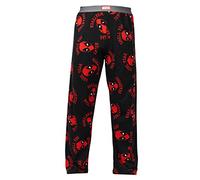 Recovered Marvel Pyjama - Pantalon de détente Deadpool - Adulte, XXL - 100% coton - Vêtement de nuit - Sous licence officielle