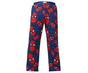 Recovered Marvel Pyjama - Pantalon de détente Spider-Man pour adulte - 100% coton - Vêtement de nuit, pyjama, bas de pyjama - Sous licence officielle