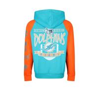 Recovered Miami Dolphins NFL Eastern Division Turquoise Orange Sweat à Capuche