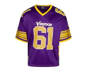 Recovered Minnesota Vikings NFL Mesh Oversized Top Jersey Maillot Violet