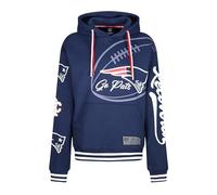 Recovered New England Patriots NFL Go Pats Sweat à Capuche Bleu foncé
