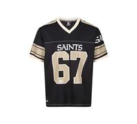 Recovered New Orleans Saints Black NFL Oversized Jersey Trikot Mesh Relaxed Top