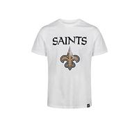 Recovered New Orleans Saints White NFL Est Ecru T-Shirt