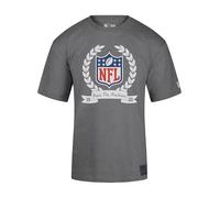 Recovered NFL Colour Shield from The Archives Heather Charcoal Relaxed T-Shirt