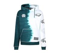 Recovered Philadelphia Eagles NFL Ink Dye Effect Vert sur Blanc Hoody