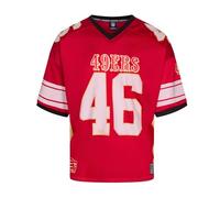 Recovered San Francisco 49ers NFL Mesh Oversized Top Jersey Maillot Rouge