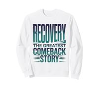 Recovery Comeback Story 12 Steps Cadeau Design Sweatshirt