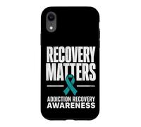 Recovery Matters, Sensibilisation à la toxicomanie et à l'alcoolisme, Bleu Sarcelle Coque pour iPhone XR