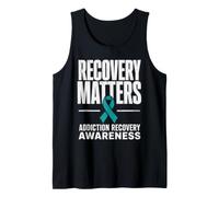 Recovery Matters, Sensibilisation à la toxicomanie et à l'alcoolisme, Bleu Sarcelle Débardeur