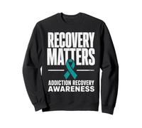Recovery Matters, Sensibilisation à la toxicomanie et à l'alcoolisme, Bleu Sarcelle Sweatshirt