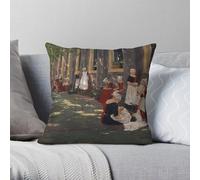 Recreation Time In The Amsterdam Orphelinage Taie d'oreiller carrée Polyester Lin Velours Creative Zip Throw Taie d'oreiller Housse de chambre