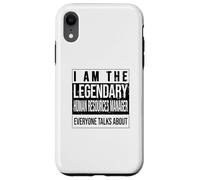 Recrutement Anniversaire né Gestionnaire des ressources humaines Coque pour iPhone XR