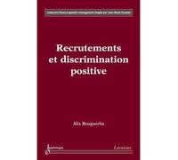 Recrutements et discrimination positive collection finance g - Bouguerba - Hermes Science Publications - broché - Livre