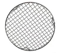 REcsdza Support de Refroidissement Rond-BBQ en Acier Inoxydable, Grille Ronde en Fil de Maille for l'extérieur(25cm)