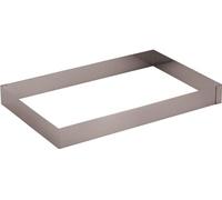 RECTANGLE INOX POUR PLAQUES INOX REF 778 060- - - Inox595 x395x30mm