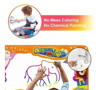 Rectangle Outil Éducatif Enfants Jouets Eau Dessin Tapis Cadeau Pliable Bambins Mess Écriture Gratuite Réutilisable Coloriage Magique Doodle