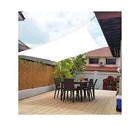 Rectangle Sun Shade Sail 2 x 3 m - UV Block Water Resistant Canopy for Outdoor Garden, Balcony, Carport & Pergola - 4 x 6 m Awning with Rope, White