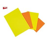 Rectangles Fluo Jaune/Orange Non Effaçable 40x 60 Cm 680 G 25 Pièces