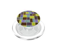 Rectangles géométriques colorés 6 PopSockets PopGrip pour MagSafe