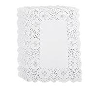 Rectangulaire Napperons en Papier Lot de 170 Mini napperons en Papier Dentelle pour Aliments, gâteaux, (16 x 23 cm) Rectangulaire Napperons