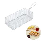 Rectangulaire Panier à Friture en Acier Inoxydable, Maille Dense