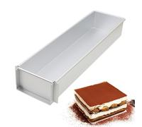 Rectangular Cake Pan - 15.74X3.93X2.36 In Ice Cream Cake Pan, Non Stick Aluminum Alloy Cakes Mould, Rectangle Baking Paan For Birthday Mousse Chiffon Wedding Cheesecake Brownie Dessert