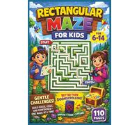 Rectangular Maze for Kids: Gentle Challenges Better than Doomscrolling|Beat Boredom Without a Screen|Brain-Boosting Fun|6-14 years|50+ Puzzles|Solutions included