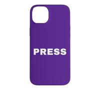 Recto et Verso Imprimer Presse Journaliste Reporter Actualités Médias TV Coque pour iPhone 14 Plus