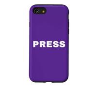Recto et Verso Imprimer Presse Journaliste Reporter Actualités Médias TV Coque pour iPhone SE (2020) / 7/8