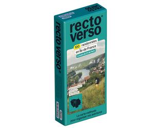 Recto Verso carte-méthode 100 randonnées en Île-de-France à moins de 2h de Paris
