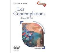 Recueil de poèmes - VICTOR HUGO - LES CONTEMPLATIONS. LIVRES A IV - Poésie - 301 pages - Édition GALLIMARD